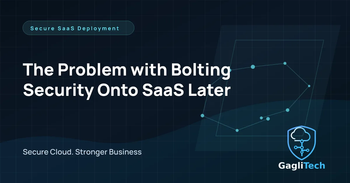 The Problem with Bolting Security Onto SaaS Later article preview image